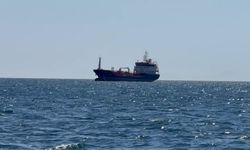 Silivri açıklarındaki çarpışmadan zarar görmeden kurtulan gemi