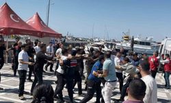 Silivri Limanı'nda basın mensuplarına saldırı anları kaydedildi
