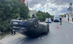 Silivri'de Fabrika Kamyonu Kazaya Neden Oldu