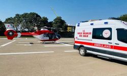 Şırnak'ta travma geçiren bebek helikopterle Diyarbakır'a sevk edildi