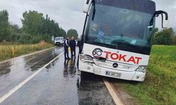Tokat'ta Otobüs Kazası: 1 Ağır, 2 Yaralı