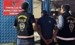 Tunceli'de 14 yıl hapis cezası bulunan şüpheli yakalandı