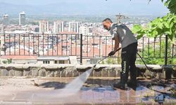 Ulutepe Caddesi'nde Beklenen Temizlik Çalışmaları Başladı