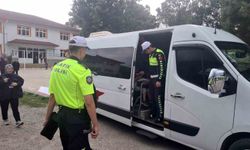 Zonguldak'ta Okul Servis Araçlarına Sıkı Denetim Uygulaması