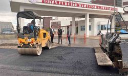 Adıyaman Hastaneler Bölgesinde Hafta Sonu Yoğun Asfalt Çalışması
