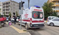 Adıyaman'da devrilen motosikletten sürücü yaralandı