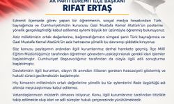 AK Parti Edremit Başkanı Rıfat Ertaş'tan öğretmene sert tepki