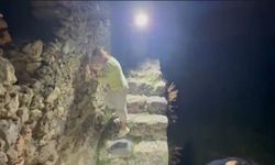 Alanya Kalesi'nde mahsur kalan 3 Rus vatandaşı kurtarıldı
