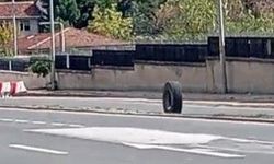 Ankara'da EGO otobüsünün lastikleri seyir halindeyken koptu
