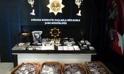 Ankara'da uyuşturucu operasyonunda 614 bin 330 sentetik ecza ele geçirildi