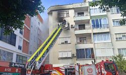 Antalya Kumluca'da apartman dairesinde yangın çıktı