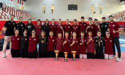 Aydınlı taekwondocular Kütahya'da 8 madalya kazanarak şampiyon oldu