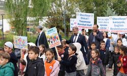 Bayburt'ta Dünya Yürüyüş Günü'nde Farkındalık Yürüyüşü Düzenlendi