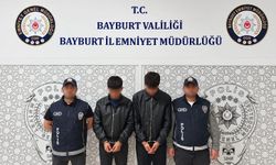 Bayburt'ta Düzensiz Göç Operasyonunda 5 Şüpheli Gözaltına Alındı