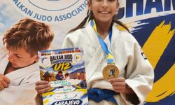 Beren Ayaz, Saraybosna'da Balkan Judo Şampiyonu oldu