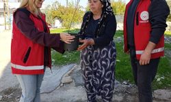 Besni'de Yaşlılara Fidan Dağıtımı Gerçekleştirildi