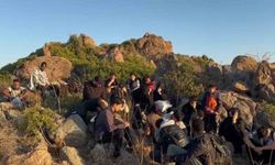 Bodrum'da Yunan Adalarına Geçmeye Çalışan 34 Düzensiz Göçmen Yakalandı