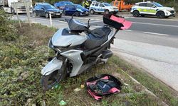 Bolu'da motosiklet ile hafif ticari araç çarpıştı, 2 yaralı