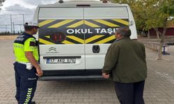 Çanakkale'de Okul Servislerine Güvenlik Denetimi Yapıldı