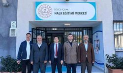 Çilimli Kaymakamı Altıntaş, Halk Eğitimi Merkezini Ziyaret Etti