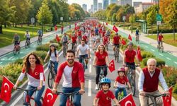Cumhuriyetin 103. yılında Türkiye genelinde bisiklet etkinliği düzenleniyor