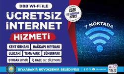 Diyarbakır'da 7 Farklı Noktada Ücretsiz İnternet Hizmeti