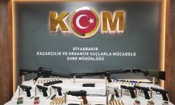 Diyarbakır'da silah kaçakçılığı operasyonu, 13 gözaltı