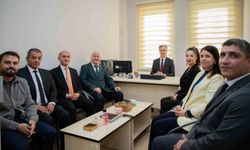 EBYÜ Rektörü Kuyrukluyıldız, doçent akademisyenleri ziyaret etti