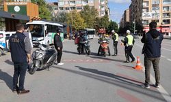 Elazığ'da denetimlerde 63 motosiklet sürücüsüne ceza kesildi