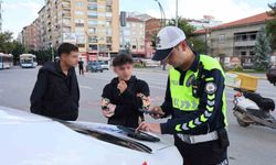 Elazığ'da motosiklet sürücüleri denetimden geçirildi