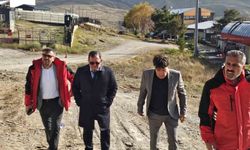 Erciyes Dağ Kızağı Tesisinin İnşaatı Gençlik ve Spor Müdürü Tarafından İncelendi