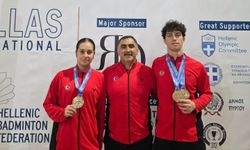 Erzincanlı badmintoncular Yunanistan'da uluslararası şampiyonluk kazandı