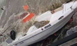 Gemlik ve Kumla'da lodos nedeniyle batan tekneler vinçle çıkarıldı