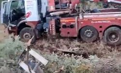 Gercüş'te Vinç Şarampole Devrildi: 1 Kişi Yaralandı