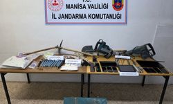 Gördes'te kaçak define kazısında 8 kişi gözaltına alındı