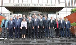 Gül ve Şahin, Gaziantep Ticaret Borsası'na ziyaret gerçekleştirdi