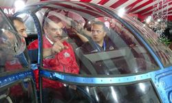 İçişleri Bakanı Çiftçi, Emniyetin İlk Helikopterinin Simülatöründe Uçuş Deneyimi Yaşadı