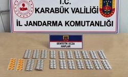 Karabük'te uyuşturucu operasyonunda 230 sentetik hap ele geçirildi