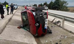 Karacabey-Bandırma Yolunda Kaza: Otomobil Kanalda Bulundu, 1 Yaralı