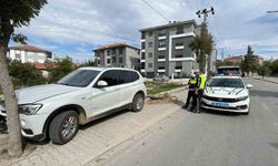 Karaman'da Kontrolden Çıkan Cip, Kaldırımdaki Ağacı Devirerek Maddi Hasara Yol Açtı