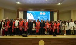 Kastamonu Üniversitesi'nde veteriner hekim adaylarına beyaz önlük