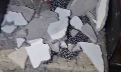 Kayseri'de tavan çöken evde 75 yaşındaki kadın yaralandı