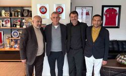 Kayserispor Başkanı Ali Çamlı, TFF Başkanı Hacıosmanoğlu'nu ziyaret etti