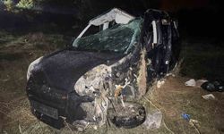 Kırıkkale'de hafif ticari araç takla attı, 1 kişi öldü