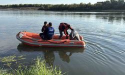 Meriç Nehri'nde kaybolan Iraklı çocuğun arama çalışmaları sürüyor
