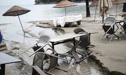 Muğla'da Şiddetli Yağış Akyaka Sahilini Vurdu
