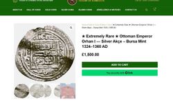 Orhan Gazi'nin Tarihi Sikkesi Londra'da Satışa Çıktı