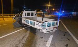 Otomobil, Kamyonete Çarptıktan Sonra 250 Metre Savrulup Takla Attı: 1 Ağır Yaralı
