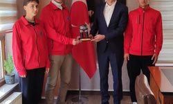 Pazarlar Spor Lisesi Kulübü'nden Vali Yardımcısı Kazez'e Ziyaret