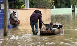 Sakarya'nın Karasu ilçesinde yağışlar nedeniyle mahalleler sular altında
